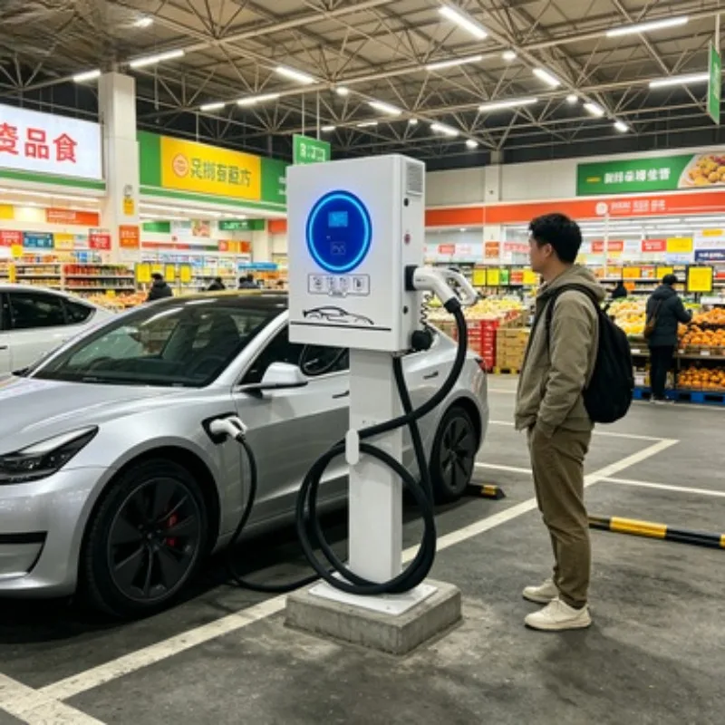 80kW DC EV Charger CCS2 Fast Charging Station for Highway Rest Stop 24 Hour CE On Sale