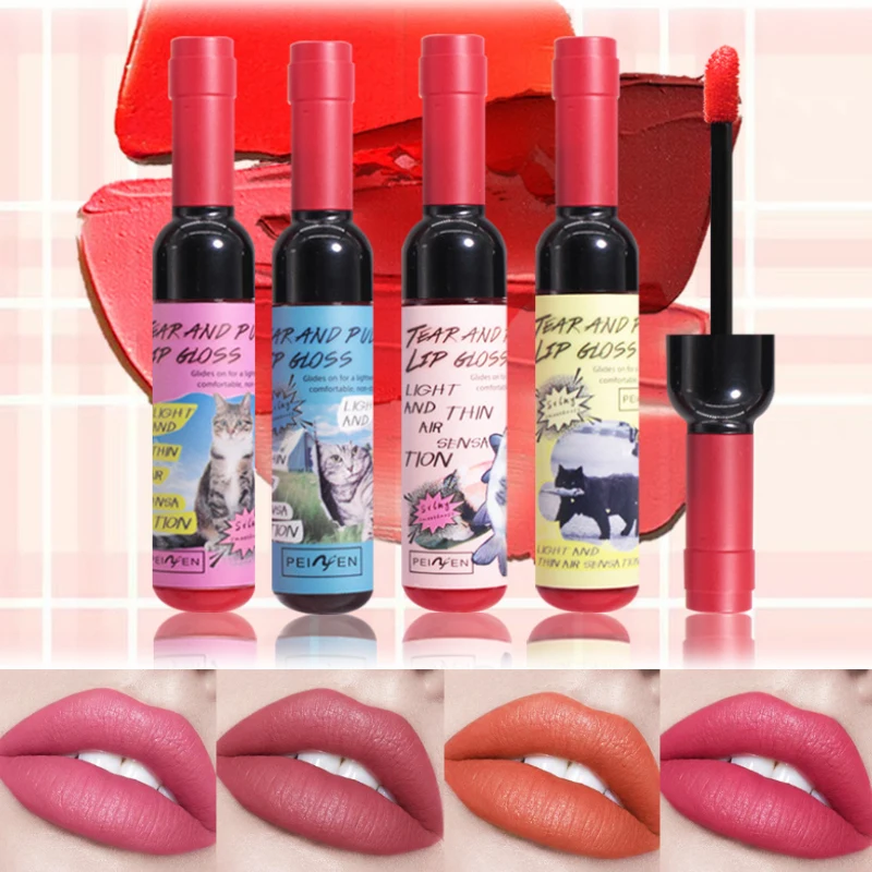 PNF Matte Peel-Off Lip Tint Set: Long-Lasting, Waterproof Formula-Non-Transferable with a Velvety Matte Finish