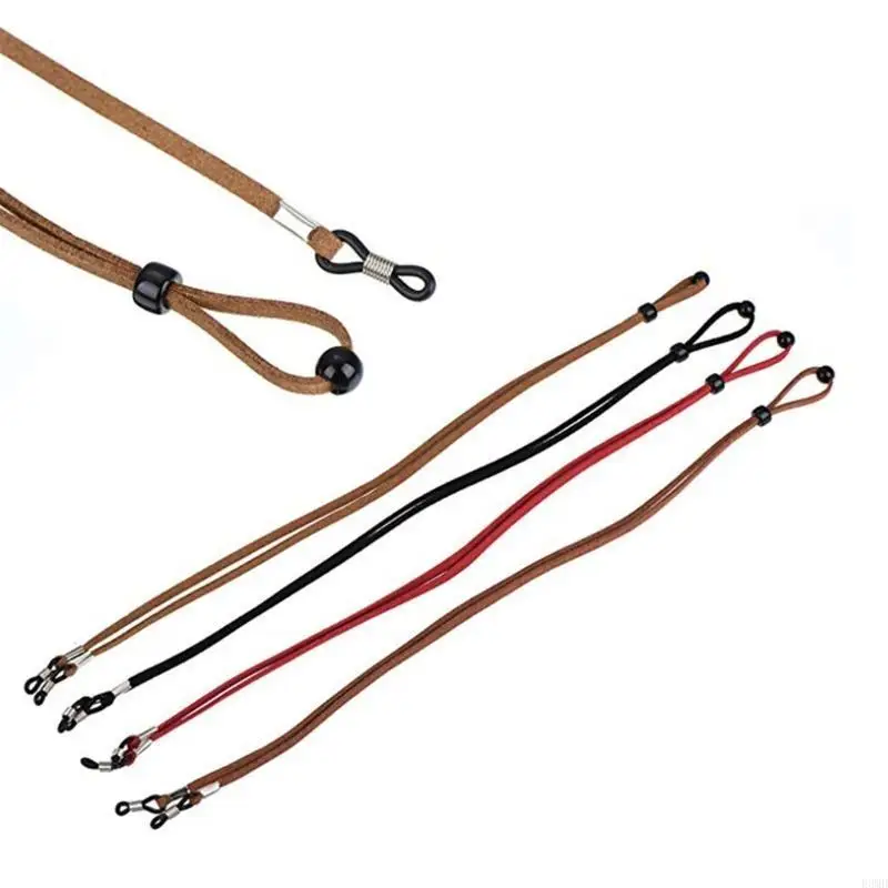 

Adjustable Leather Glasses Straps Kids Adults Sunglasses Chain String Rope Suitable for Various Age F3MD
