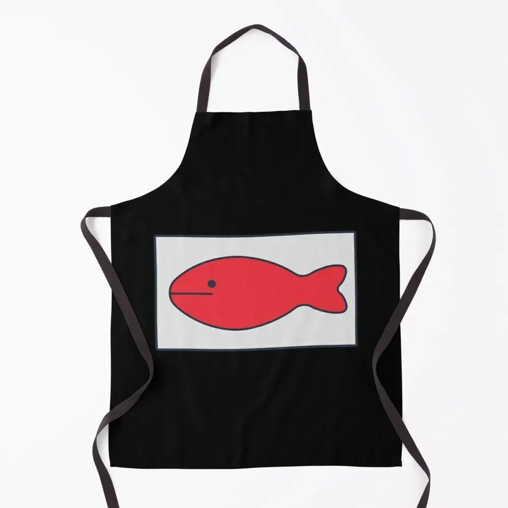 Odd Taxi Odokawa Fish Hat Apron Kitchens Woman Manicurists Apron