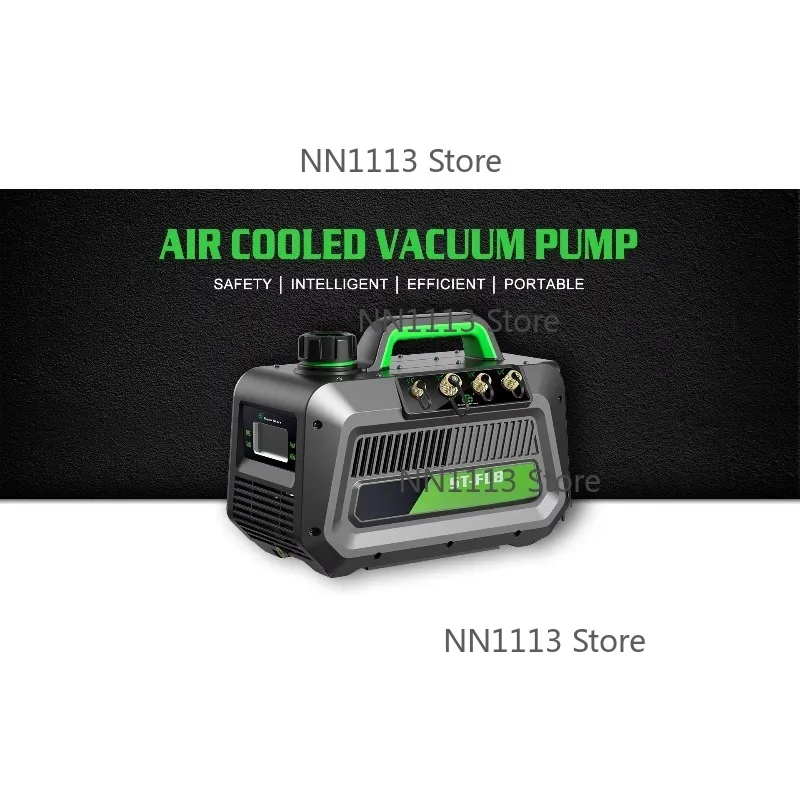 Latest Products Air Cooled Vacuum Pump 8CFM Dual Stages Brushless DC Motors  Suitable for R32 and R410A Refrigerants.