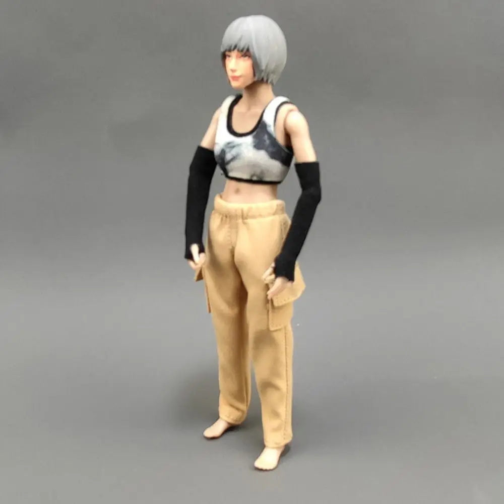 High Quality 6 Styles Pocket Pants Cotton Tank Tops Sleeves Clothes Accessories 1/12 Miniature Soldier