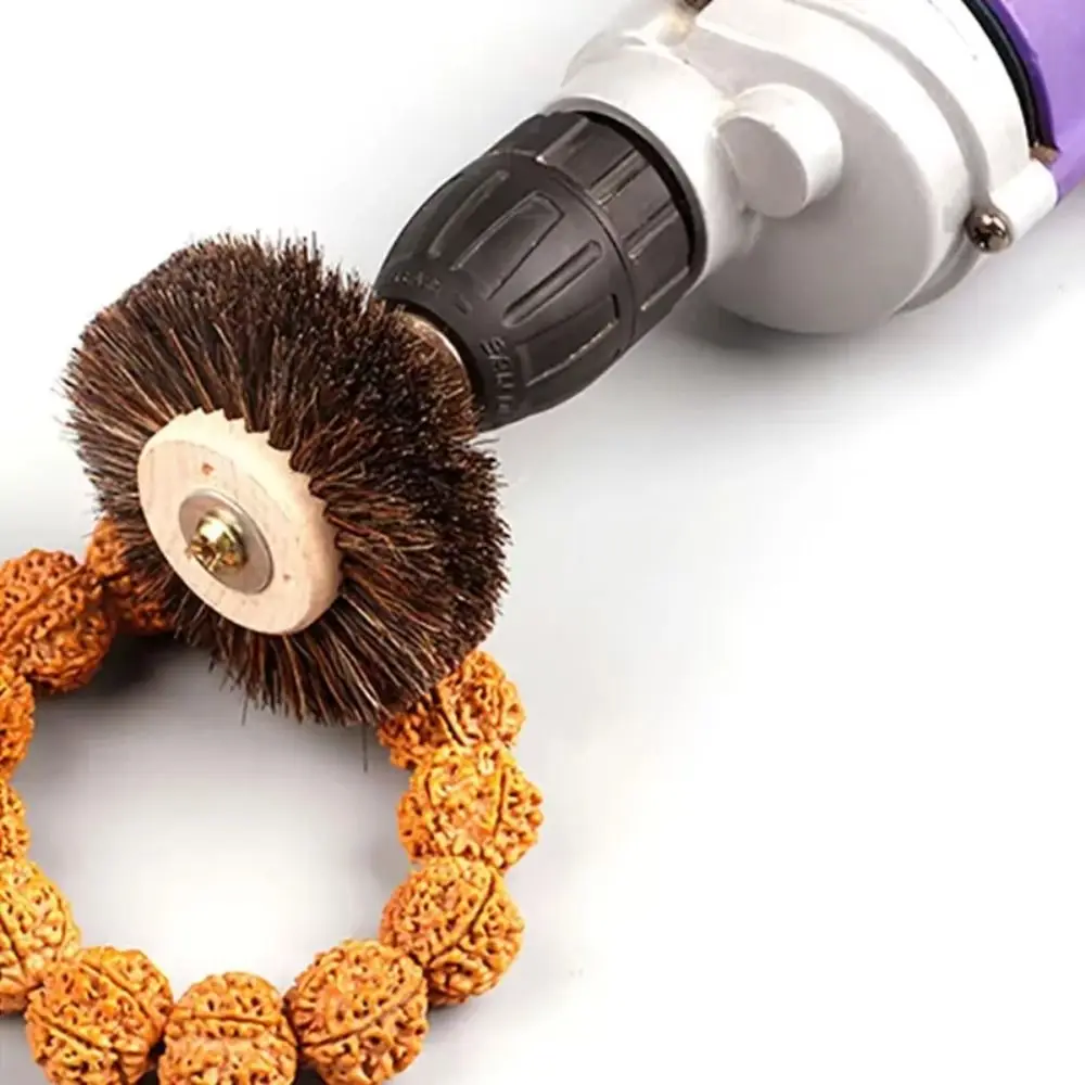 Bristle Brush Head Electric Polishing Cleaning Brush Thickened 6mm Handle Diameter Circle Brush Multi-laywer Bodhi Polishing