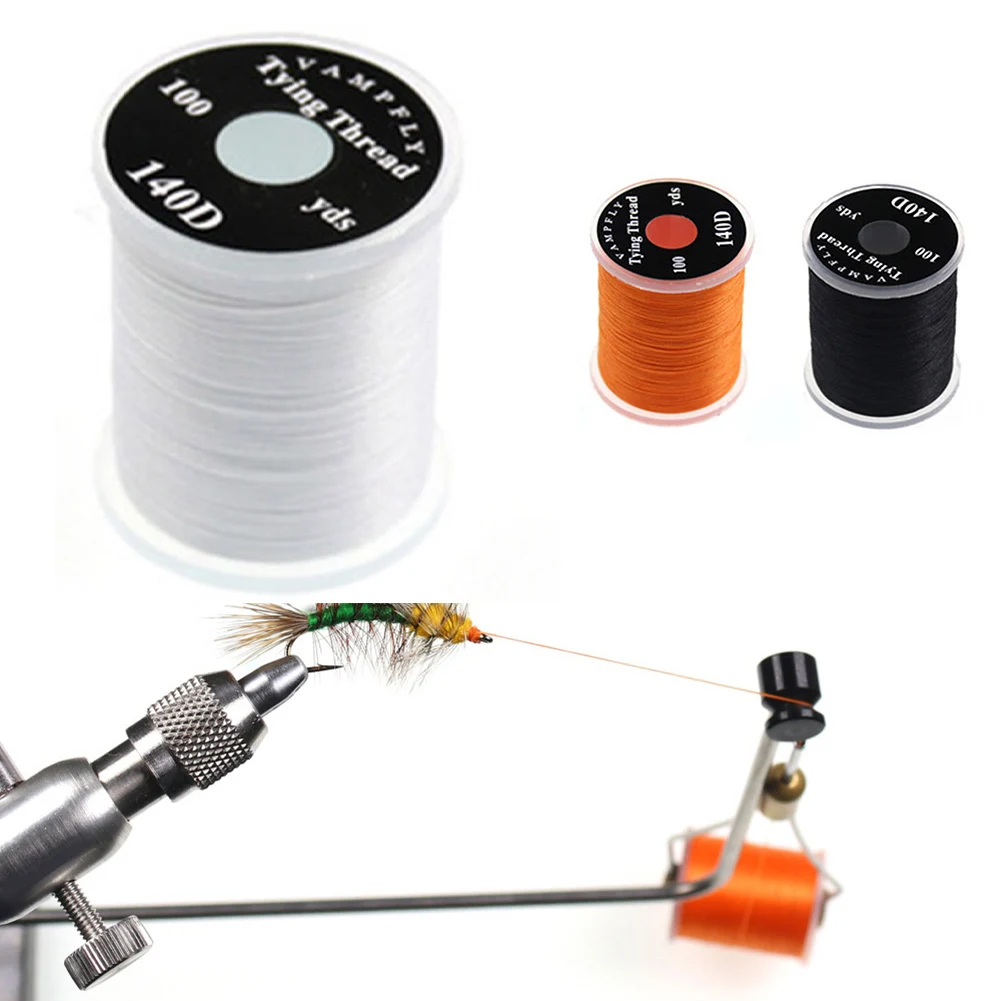 

Binding Line Fly Tying /Thread Polyester Fishing Tool Accessories Easy To Install Easy To Use /Functional 100M Legth