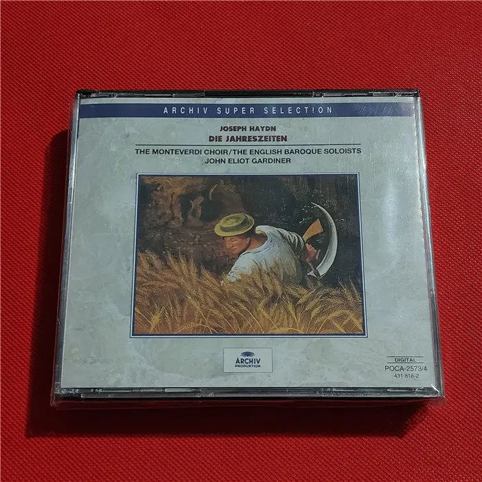 

CD Haydn:Die Jahreszeiten-The Monteverdi Choir, English Baroque Soloists,John Eliot Gardiner-Archiv Produktion Classical CD Set