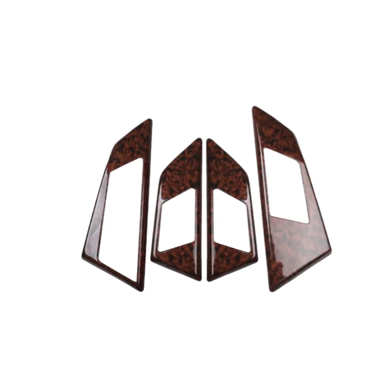4x Agate Wood Grain Interior Door Handle Cover Trim For Mercedes-Benz GLK 13-15
