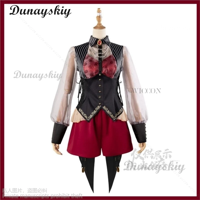 Anime BanG réplique! Nyamu Yutenji Amoris Cosplay Costume pour femme, AveMujica Swmatte, Queue, Uniforme, Robe de soirée, Sexy, Carnaval, Lolita