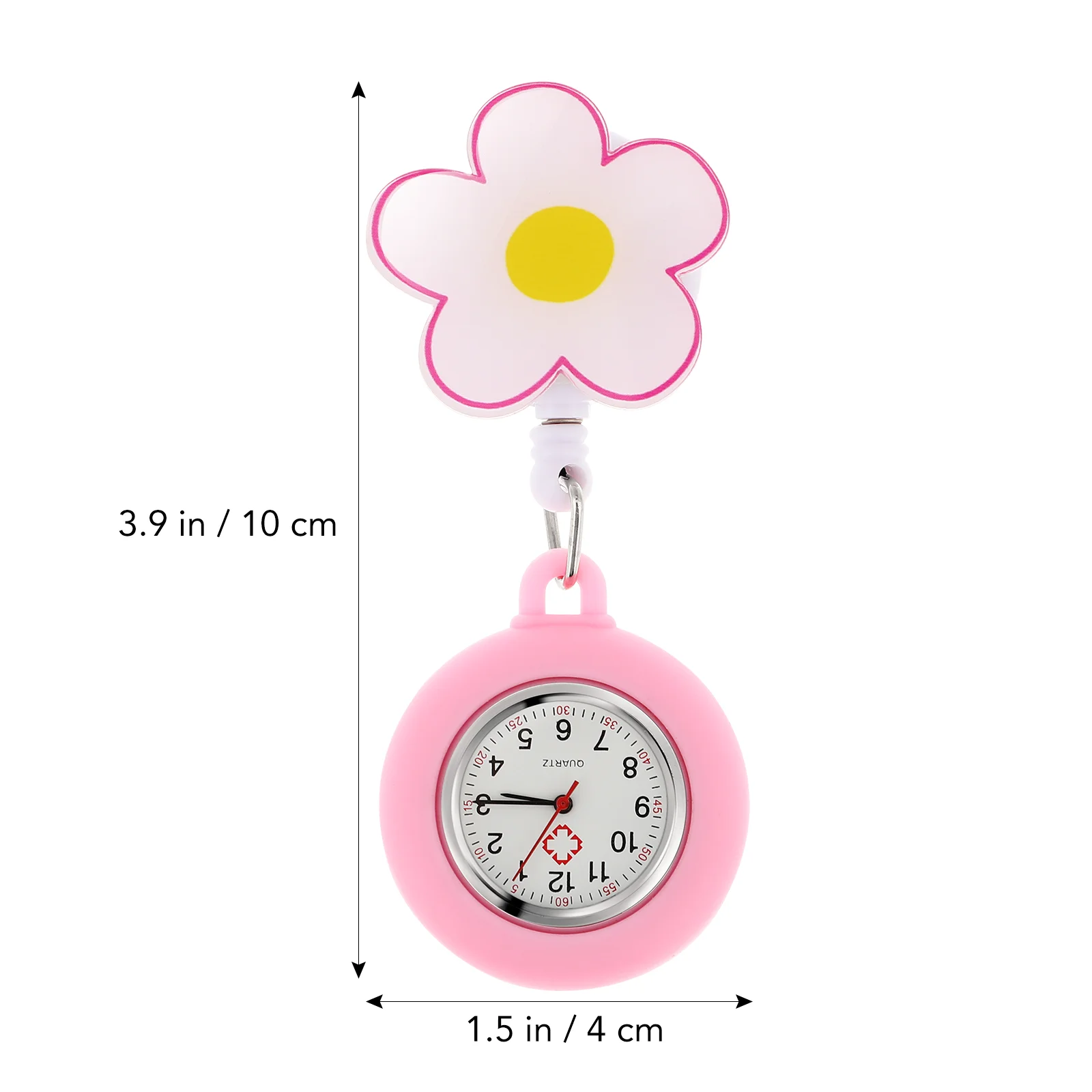 Lovely Nurse Watch Unique Watch Telescopic Nurse Pocket Hanging Watch Gift Watch for Decor Use telescopic nurse watch