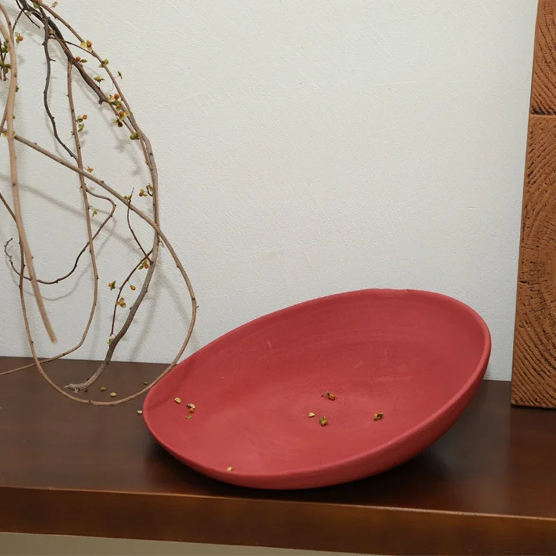 Resin Fruit Tray Kitchen Minimalist Pretty Food Plate Aesthetics Art Dessert Storage Trays Home Kitchen Storage Organization