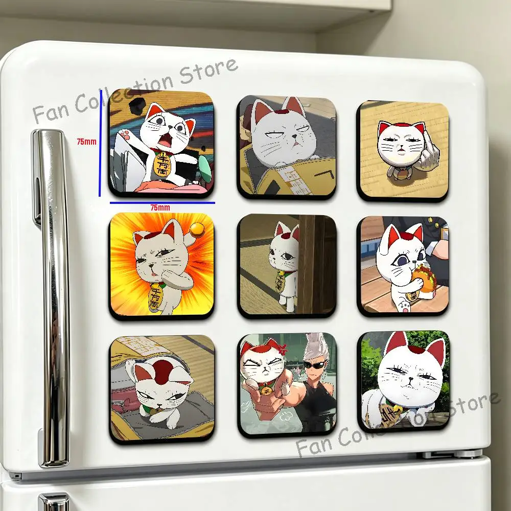 Cat T-Turbo Granny Refrigerator Magnets Cute Cartoon Magnetic Personality Decorations Creative Gifts