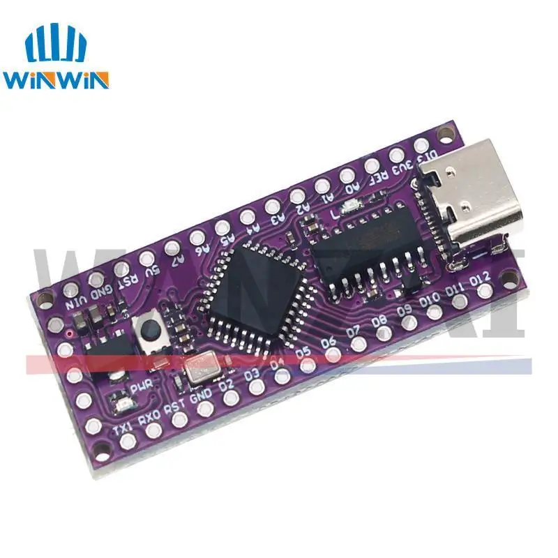 LGT8F328P-LQFP32 MiniEVB TYPE-C Sostituisci nano V3.0 con scheda di sviluppo oscillatore a cristallo