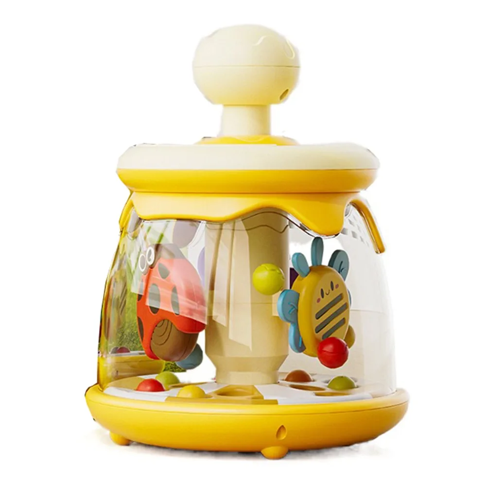 

Portable Children's Insect Spinning Rotating Learn Cause Effect Baby Pressing Jumping Ball Exercise Coordination Skills