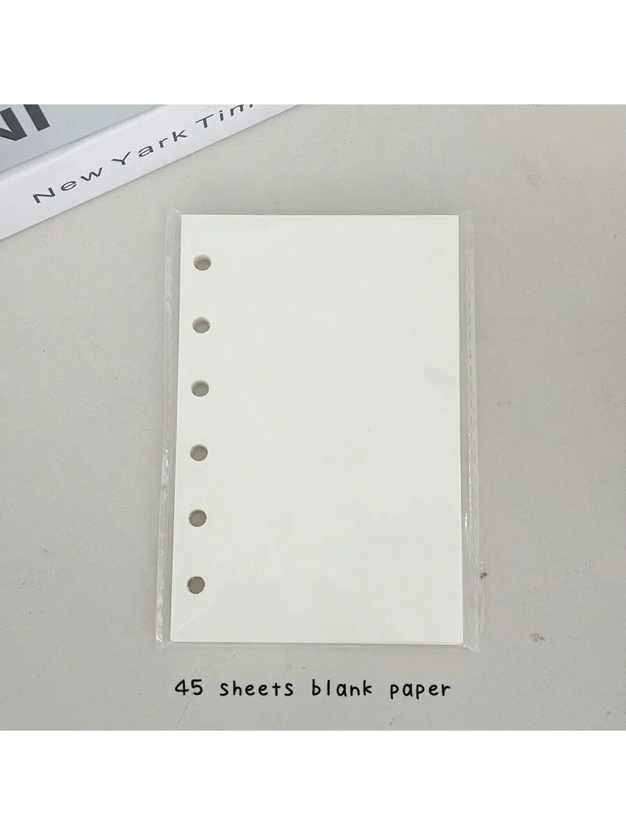 Sharkbang A7 Clear Binder Notebook, Monats-/Dot-/Gird-/Line-Binder-Tagebuch, A7 Ring Journal Handbuch – Detail 1