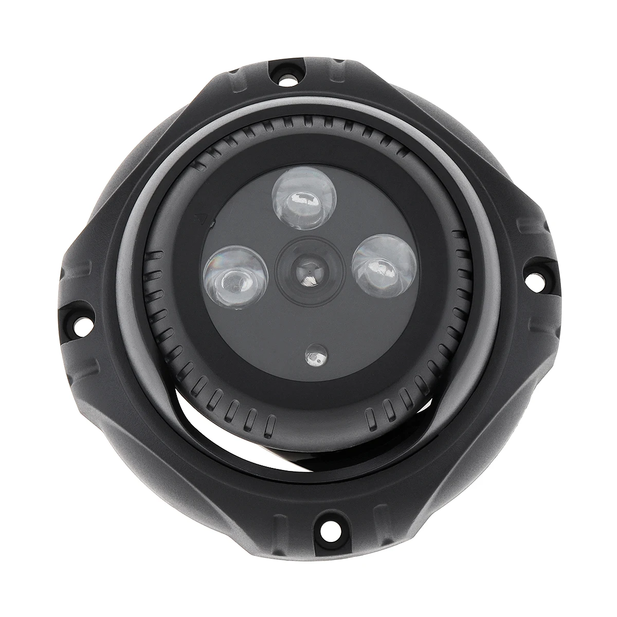 3つのライトを備えた小型のシミュレートされたセキュリティカメラ,点滅するLEDライト,赤色ライト,シミュレーションモニター