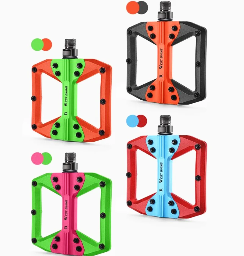 Mountain Bike Pedal Non-slip Off-road  Multi-color G609 Bicycle Pedal Nylon Material Perrin Foot