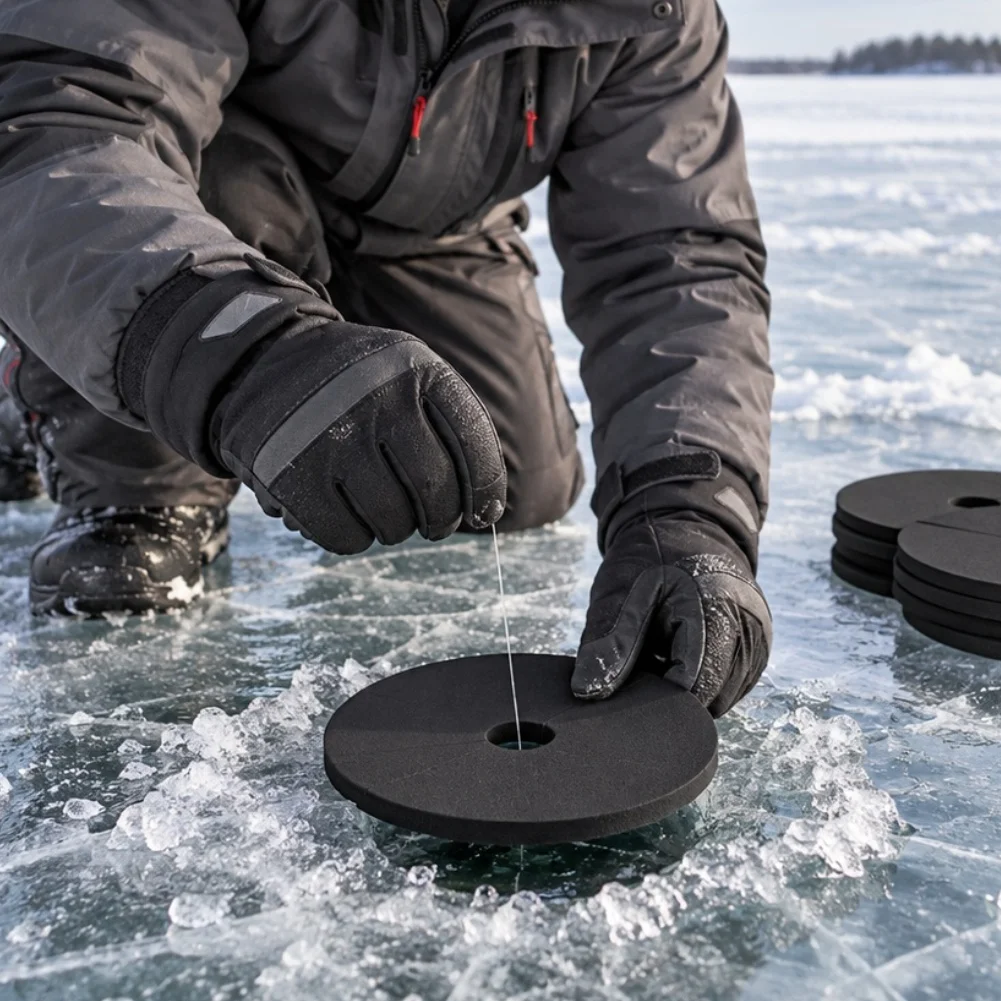6 Pcs EVA Fishing Hole Covers 30cm Insulated Mats Winter Fishing Accessories 6 Pcs EVA Fishing Hole Covers 30cm