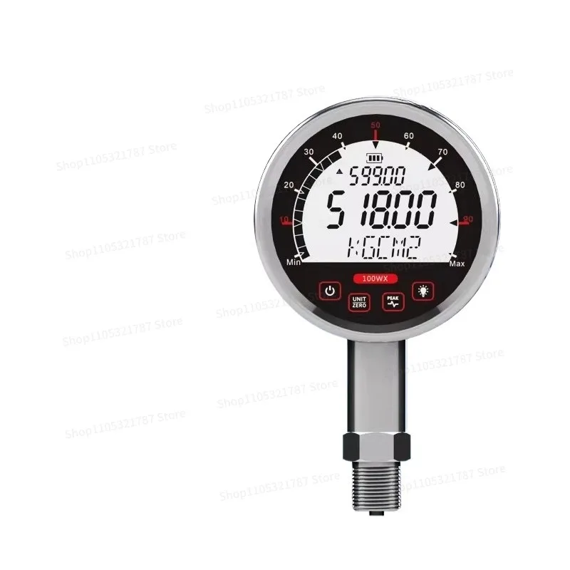 Digital Pressure Gauge Digital Electronic Water Pressure 1.6MPa Hydraulic Vacuum Absolute Pressure Gauge