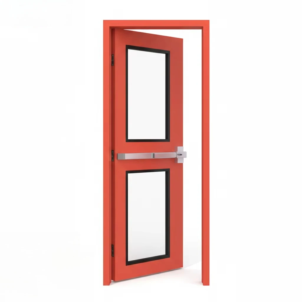 CE ISO certified fire escape door with emergency escape device for modular cleanroom projects