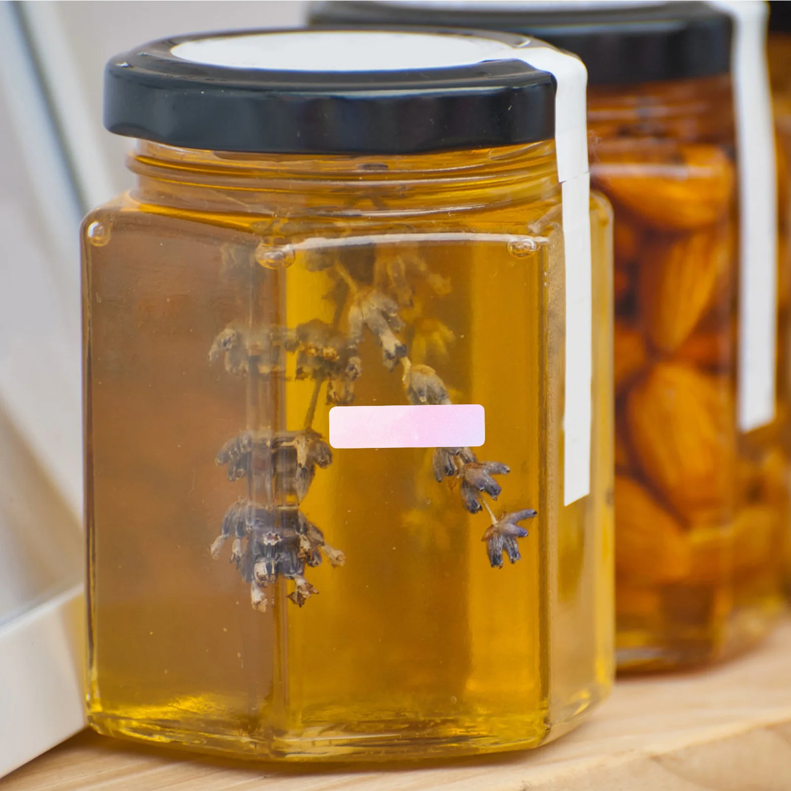 1 Roll Thermal Labels Self Adhesive Blank Price Tag Sticker Express Label Roll Waterproof Clear Printing for Supermarket