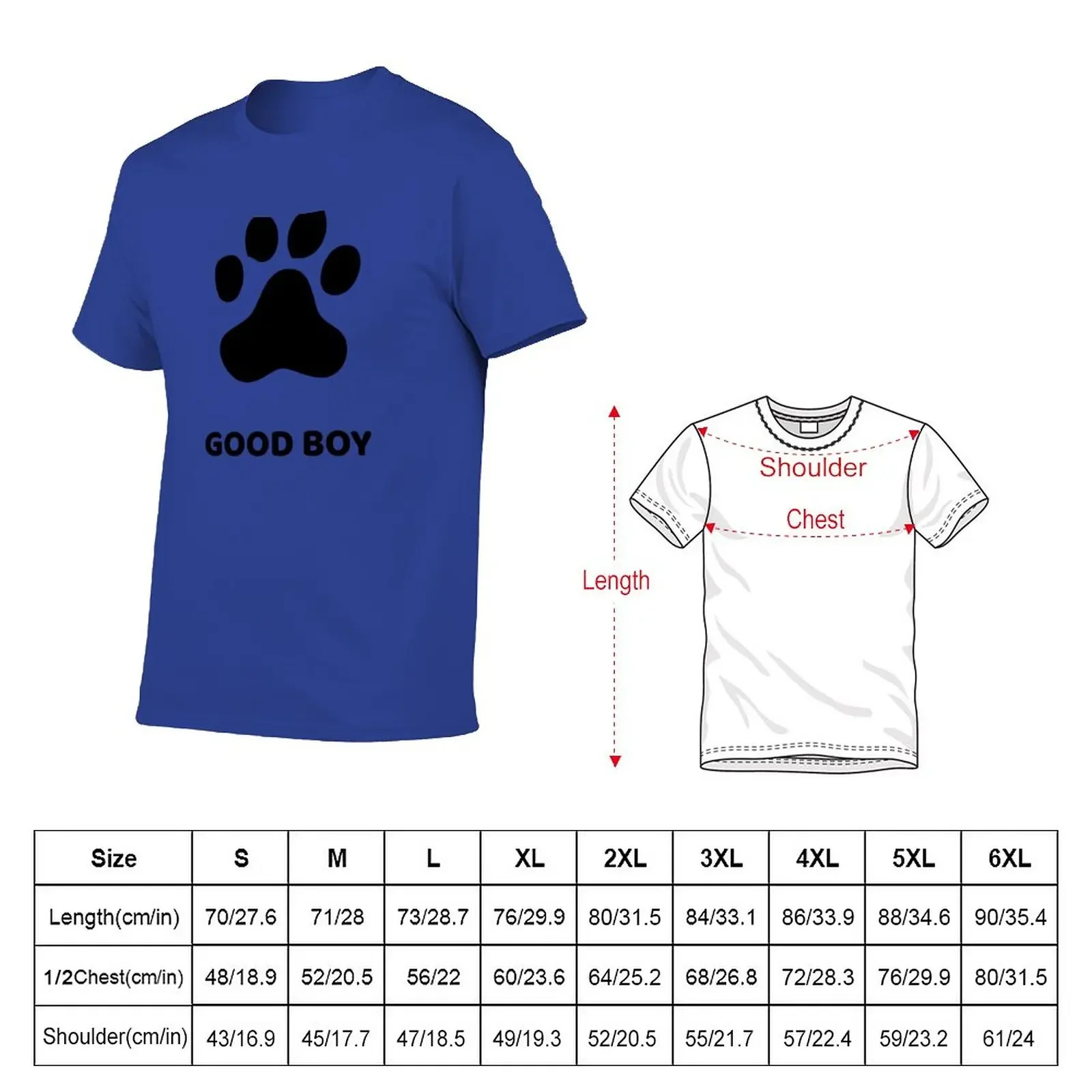 Good Boy Paw T-Shirt sports fans funnys aesthetic clothes t shirts for men