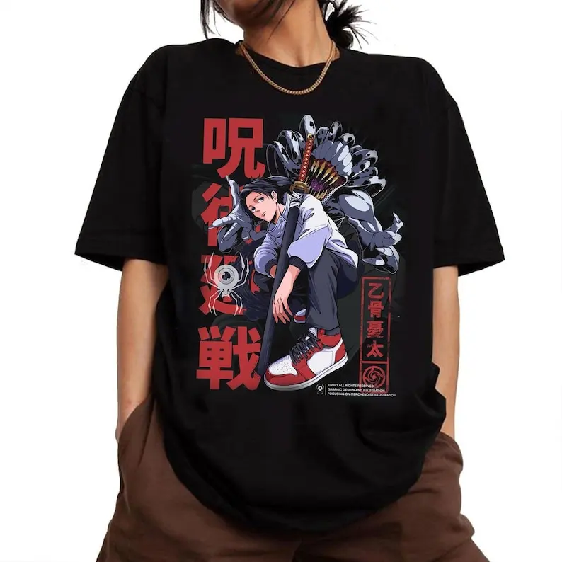 Jujutsu, jujutsu shirt, Yuta Okkotsu, Sukuna