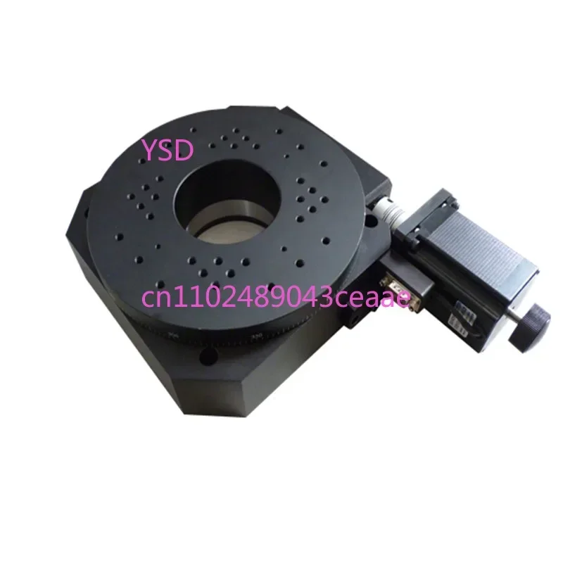 Electric Rotary Table Indexing Disc Hollow Y200RA Series Precision Automatic Turntable for CNC Milling Machine Tooling