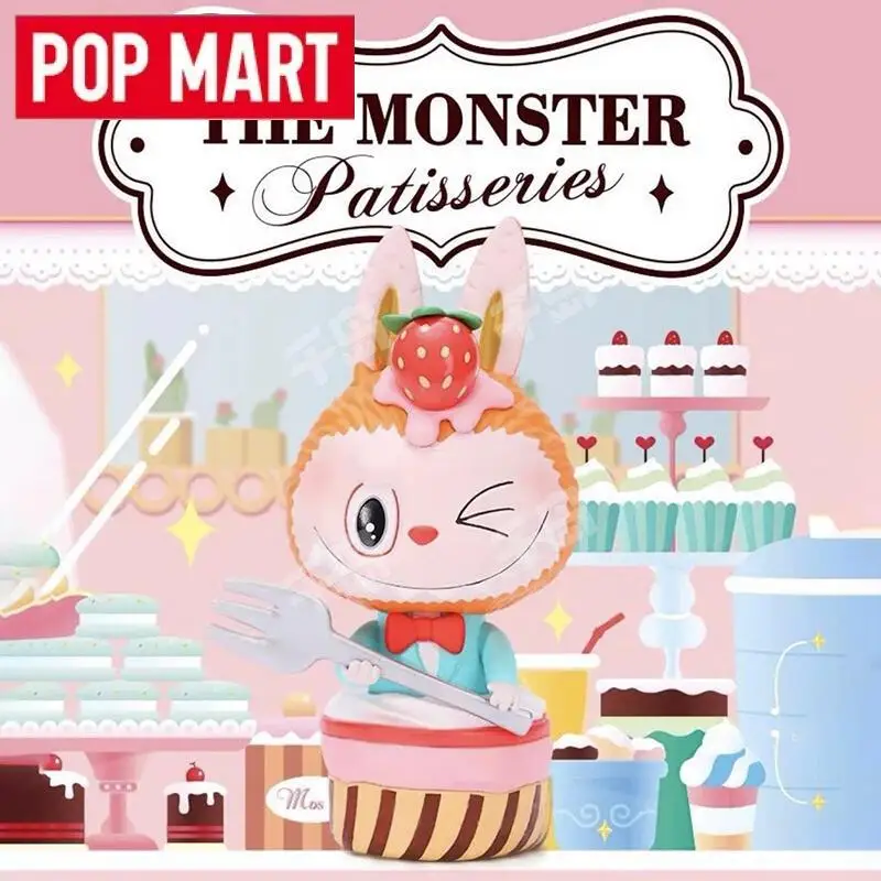

POP MART Labubu Elf Dessert Series Blind Box Guess Bag Mystery Box Toys Doll Cute Anime Figure Desktop Ornaments Gift Collection
