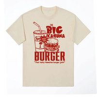 Pulp Fiction 2 Directed By Quentin Tarantino T Shirt The Big Kahuna Burger Print T-shirt Men Women Retro Casual Oversized Tshirt
