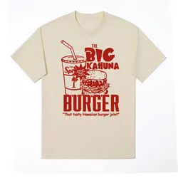 Pulp Fiction 2 Directed By Quentin Tarantino T Shirt The Big Kahuna Burger Print T-shirt Men Women Retro Casual Oversized Tshirt