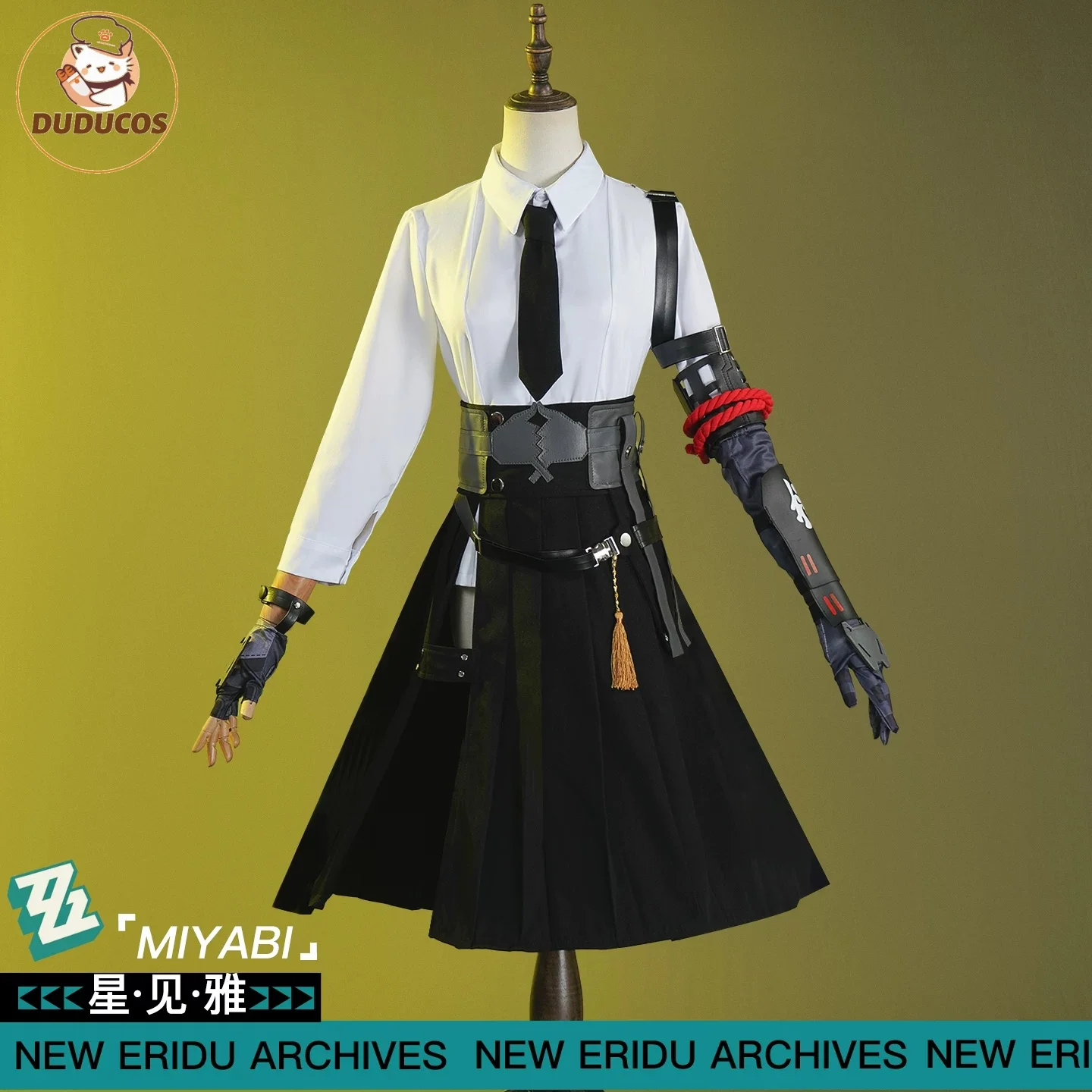 In Stock Miyabi Hoshimi Cosplay Costume Zenless Zone Zero ZZZ Мияби Fox Samurai Full Set Ear Wig Shoes Halloween Xmas
