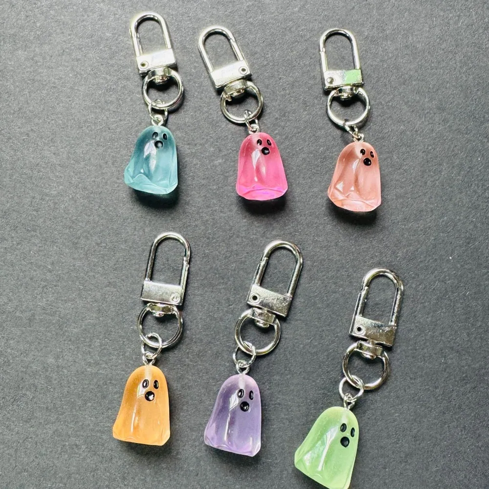Luminous Ghost Mobile Phone Cute Particle CCD Chain Jewelry Accessories Decoration Tortoise Hanging Rope Gouben Camera Pendant