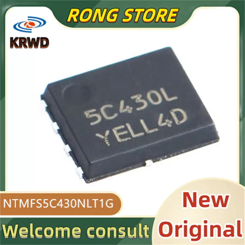 10PCS  5C430L New and Original Chip IC NTMFS5C430NLT1G NTMFS5C430NLT1 NTMFS5C430 DFN-5(5.9x4.9)