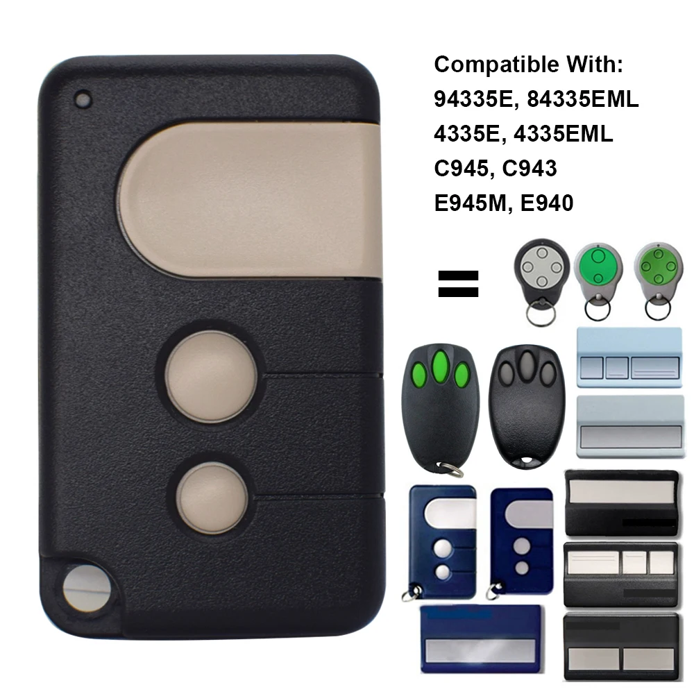 Universal Garage Door Remote Control For 94335E 4335E Merlin+ 84335EML 433.92MHz Gate Door Opener