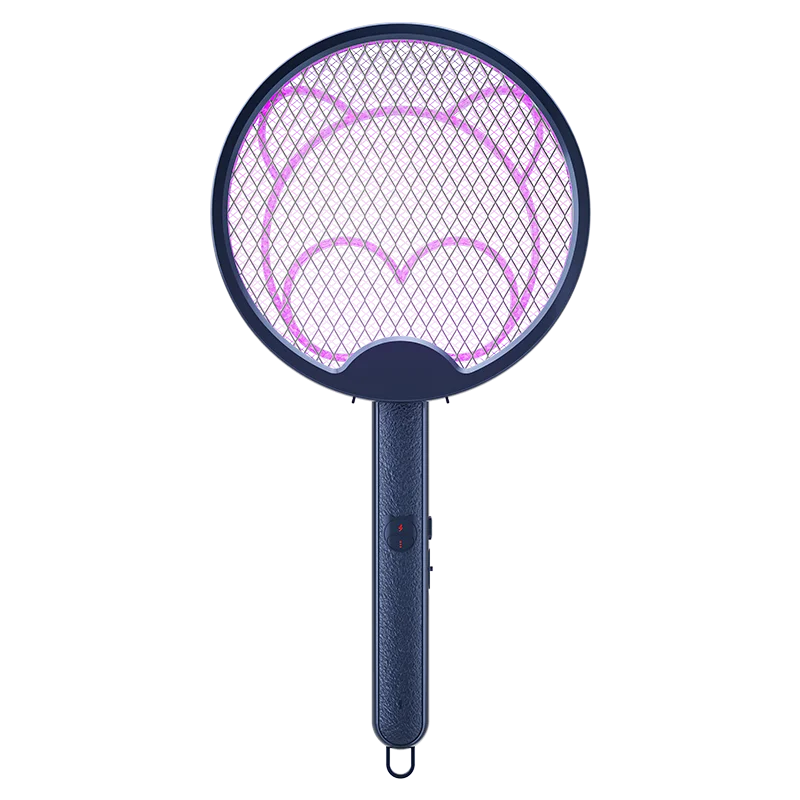 

Перезаряжаемая ручная мухобойка 3-в-1, мухобойка, электронная лампа от комаров, ловушка для насекомых в помещении и на открытом воздухе