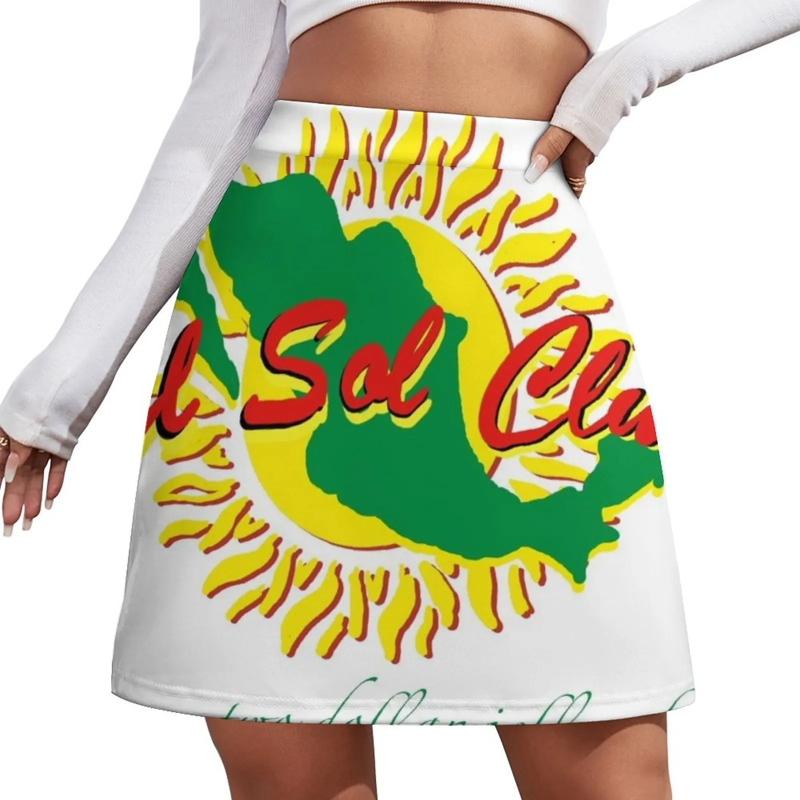 

I Survived EL Sol Logo Mini Skirt skirts for womans women's clothing trend 2026 womens skirts skirts for women