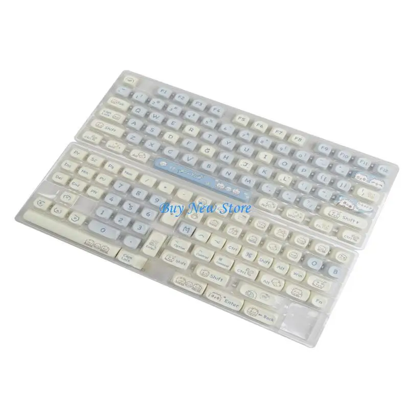 

20CE Set of 144 PBT Keycaps MOA Keycaps for Mechanical Keyboards Customization