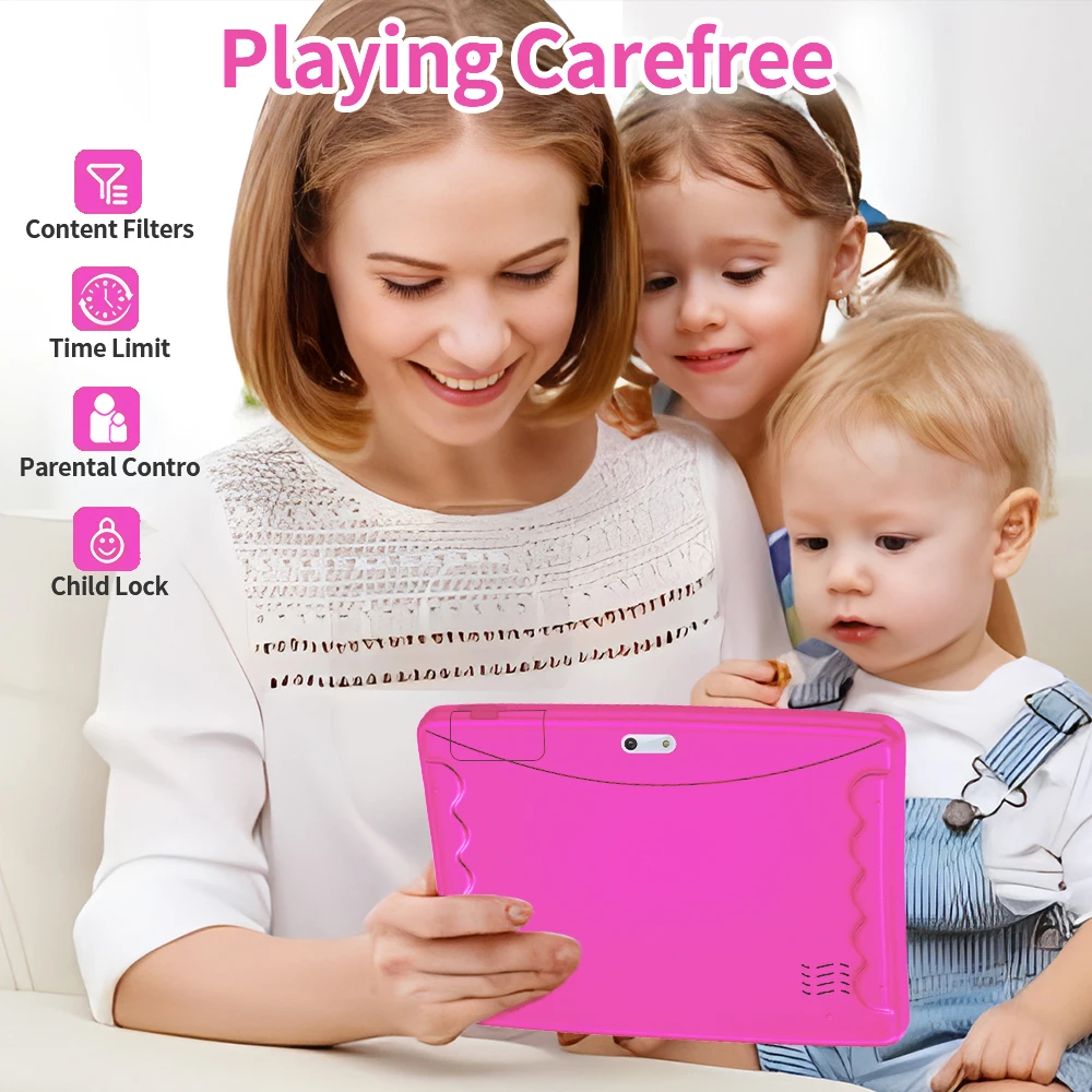 BDF New 10.1 Large-sized Children's Tablet 1280 * 800 Resolution 4GB RAM+64GB ROM Supports WIFI And Cellular Network 5000mAh