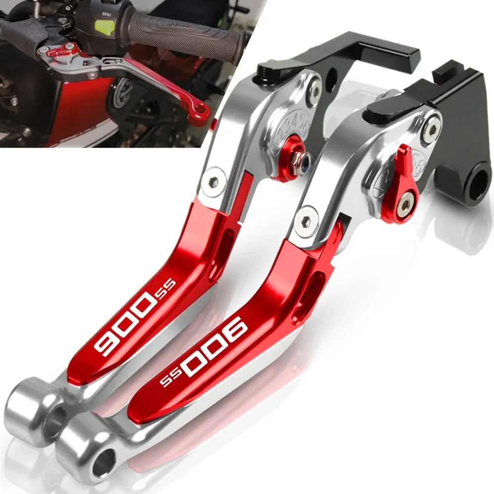 For ducati 900SS 1991 1992 1993 1994 1995 1996 1997 Motorcycle Folding Extendable Adapter 900 SS Adjustable Clutch Brake Levers