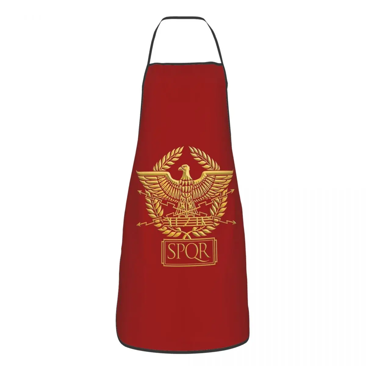Gold Roman Aquila Eagle SPQR Aprons Chef Cooking Tablier Waterproof Bib Kitchen Cleaning Pinafore for Women Men Gardening
