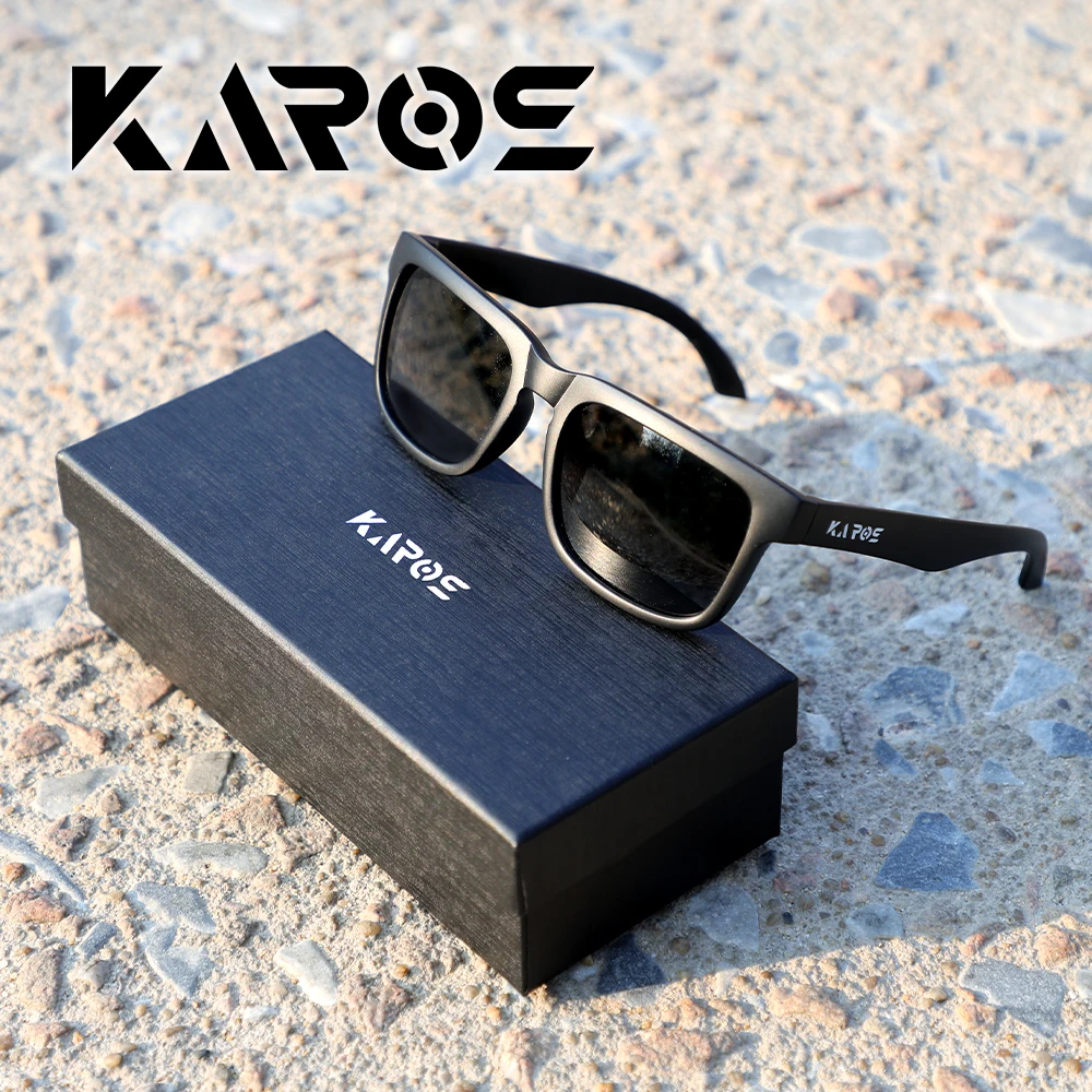 KAROS Leichte TAC Polarisierte Sonnenbrille für Angeln und Reisen, für Männer und Frauen, UV400-Schutz, Bequeme Passform, mit Etui – Detail 6