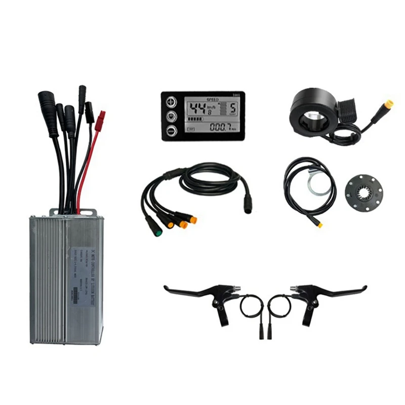 36V 48V 1000W E-Bike Controller 30A Sine Wave Brushless Controller With S866 Display E-Bike Light Display