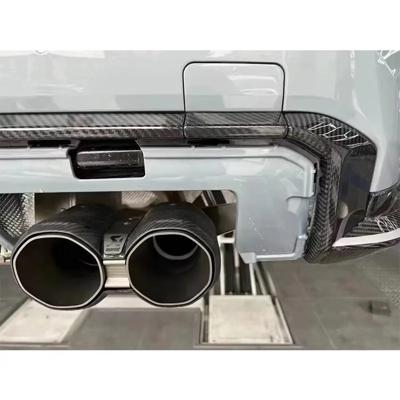 For BMW M3 G80 M4 G82 G83 2021+ Dry carbon fiber rear bumper trim strip rear lip trim strip modified upgraded Auto parts