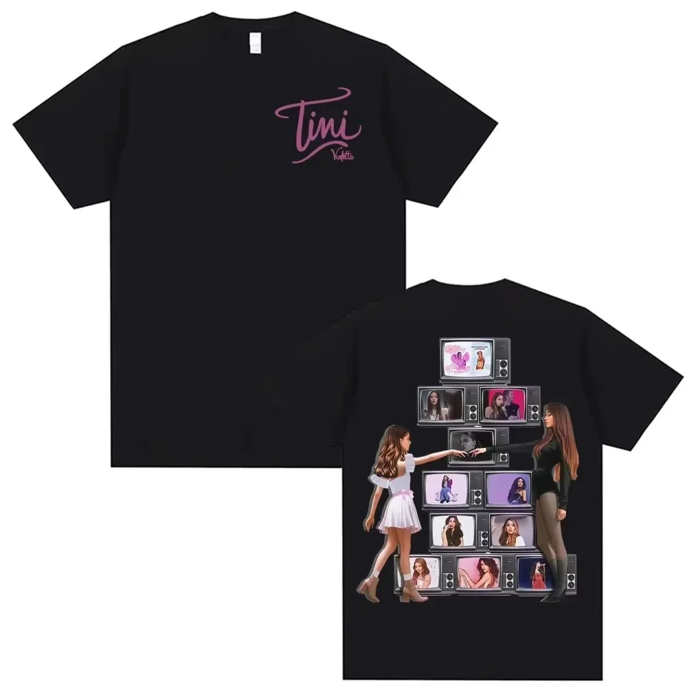 Singer TINI STOESSEL La Triple T Futtura Tour Merch Hoodie, Unisex Harajuku Hip Hop Gothic Streetwear Hooded Sweatshirt T-shirt
