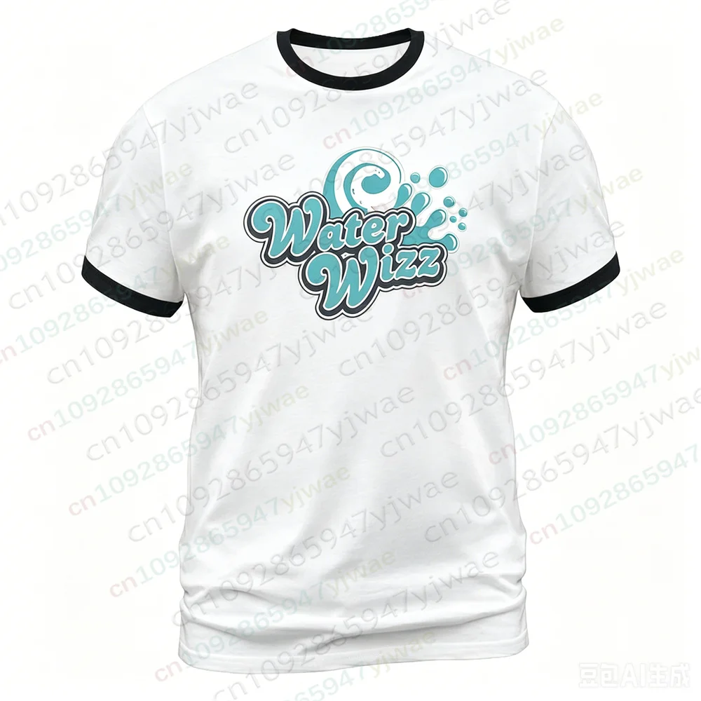 Grow Ups Movie Water Wizz Themed Orange bedrucktes T-Shirt, modisches, lässiges Street-Top, Sommer-T-Shirt für Herren und Damen – Detail 6
