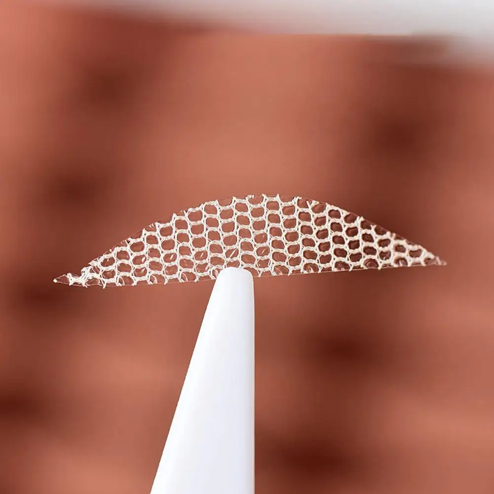 ملصقات جفن مزدوج غير مرئية شرائط رفع العين من الدانتيل لون بيج شريط جفن قابل للطي عيون كبيرة أدوات تجميل للمكياج 1/5/10 قطعة #2