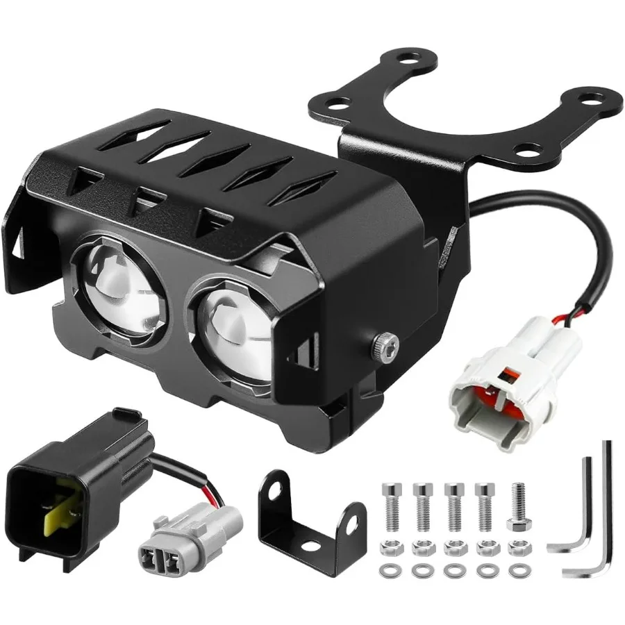 

Комплект обновленных фар подходит для Talaria Sting R MX4 Sur-Ron Segway X260, две лампы и защитные крышки, мотоцикл Plug and Play