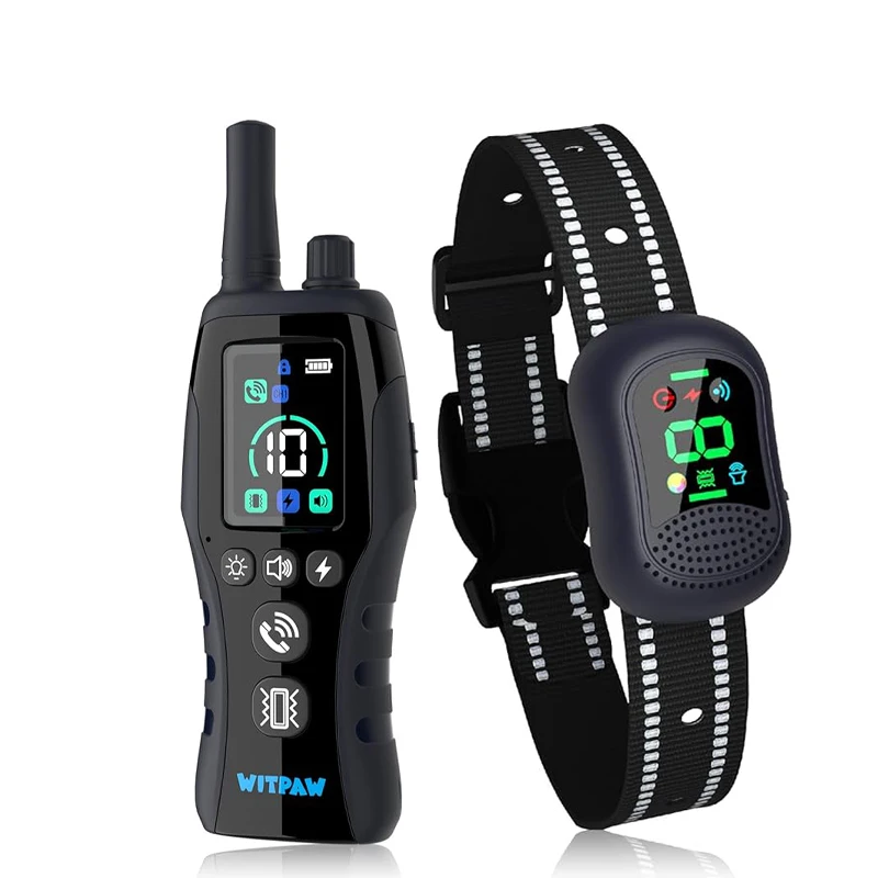 4900FT Remote Dog Training Collar, IP67 Waterproof Rechargeable with Voice Call & 4 Training Modes for All‑Size Dogs