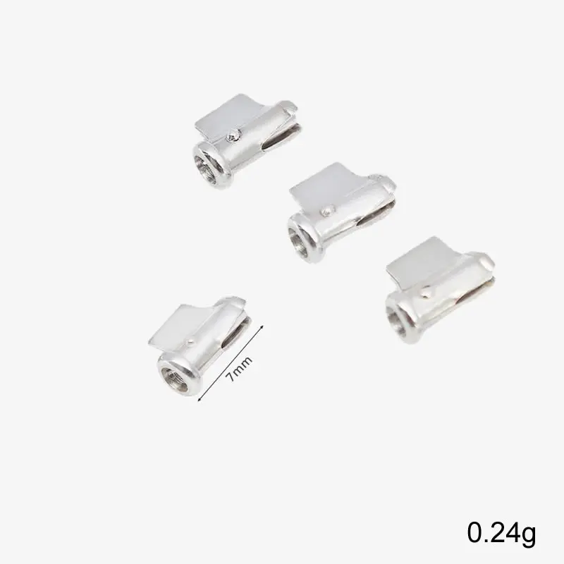 3pcs 925 Sterling silver Brooch pin pull tube DIY fittings Safety Brooch pin sleeve Brooch base  Pin Craft Findings