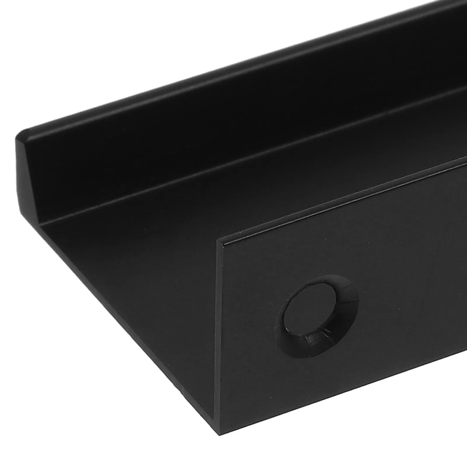 1Pair Hidden Drawer Pulls Aluminum Edge Mounted Recessed Cabinet Handles for Kitchen Closets Dressers Wardrobe Doors No Drill
