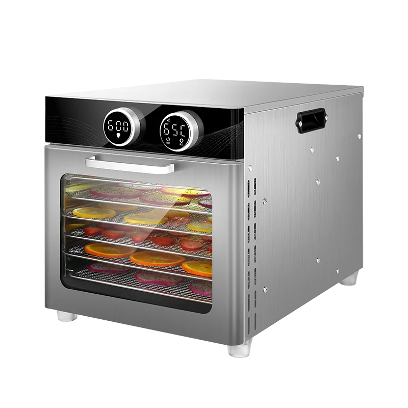 Electronic Knob Food Dehydrator Stainless Steel Fruit and Vegetable Meat Dehydrator